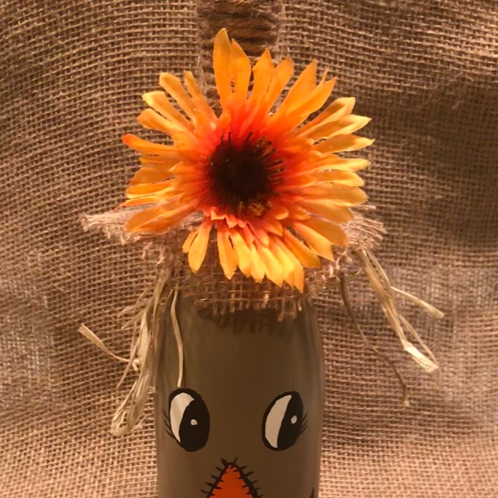 Scarecrow Wine Bottle